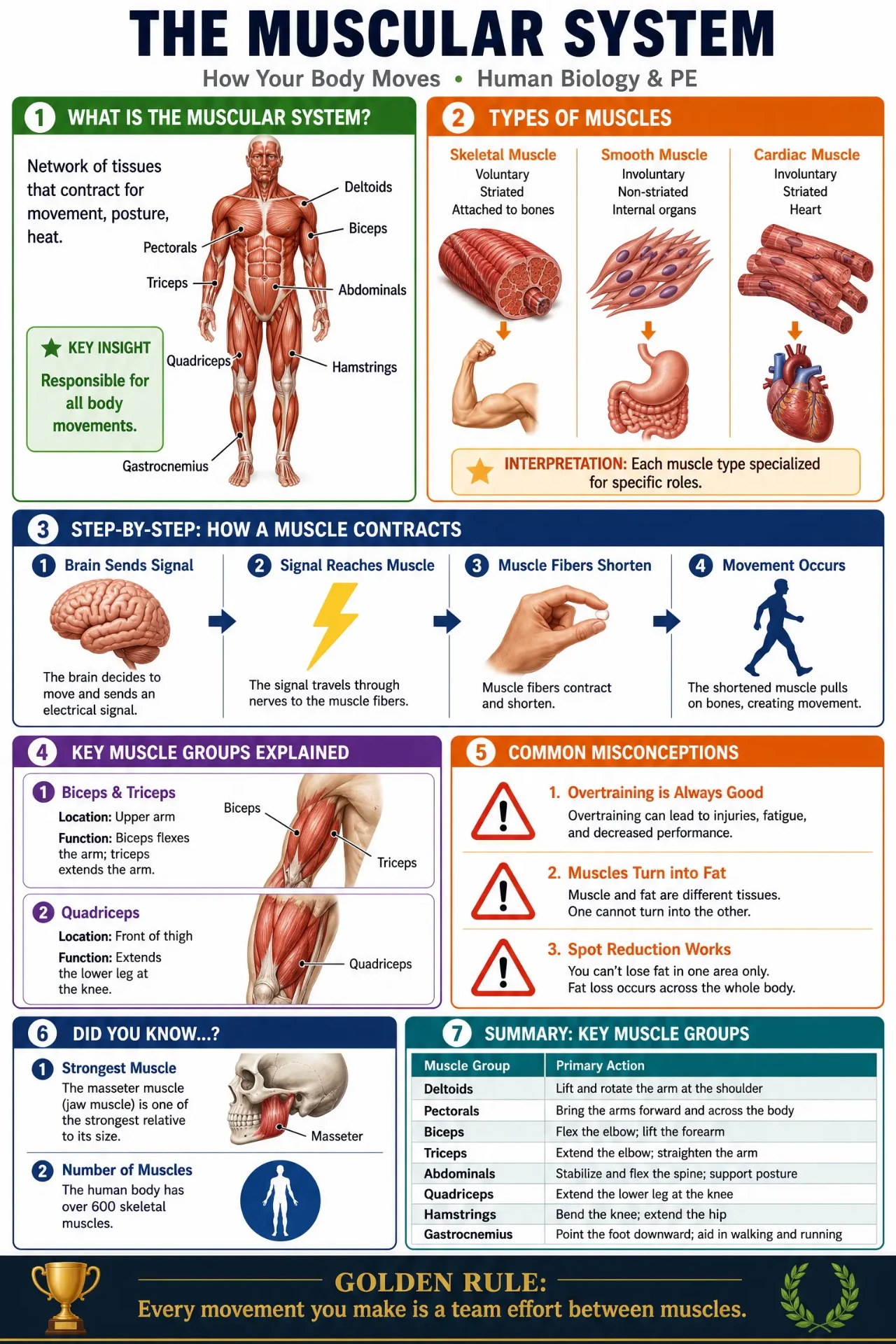 Biology — The Muscular System